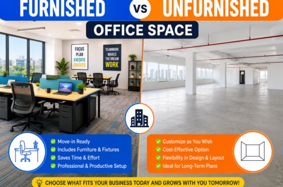 Furnished vs Unfurnished Office Space in Andheri | Which is Best for Your Business